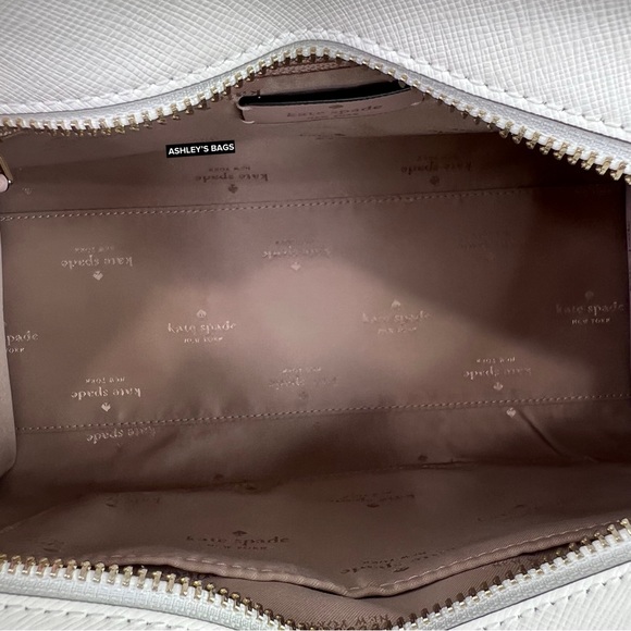 Kate Spade Madison Colorblock Medium Satchel Crossbody In Toasted Hazelnut - Picture 7 of 11